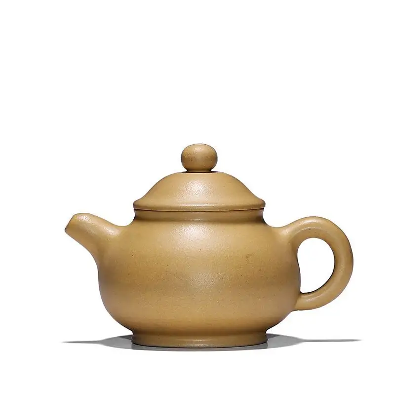Chinese Yixing Zisha Clay Handmade Duoqiu Teapot,Gaowen Duan Ni 200ml