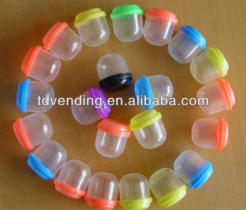 пустые пластиковые капсулы для игрушки торговый автомат