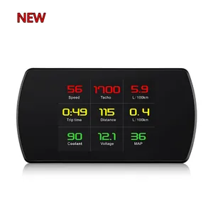 NEUER UPGRADED OBD2 AUTO ANTRIEB COMPUTER GESCHWINDIGKEITS MESSER KRAFTSTOFF VERBRAUCH TEMPERATUR VOLT DIGITAL GAUGE OBD2 AUTO CODE READER