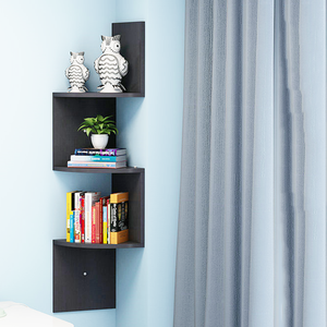 Estante de <span class=keywords><strong>Pared</strong></span> de <span class=keywords><strong>Madera</strong></span> para Decoración de Interiores, Diseño de Cinco Niveles o Más, en Oferta - Product Image 5
