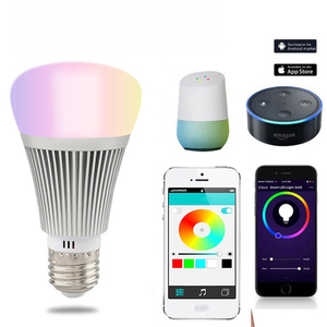 Ampoule led intelligente pour éclairage d'intérieur, 16 millions de couleurs, fonctionne avec <span class=keywords><strong>alexa</strong></span> RGBW wifi APP télécommande E27/B22/E14 - Product Image 3