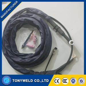Argon <span class=keywords><strong>Torch</strong></span> Wp17 Luftgekühlte Schweiß pistole Gas-und Kabeltuch abdeckung 8 Meter - Product Image 6