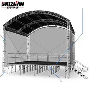 China Outdoor Concert Event Podium