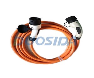 Iec 62196 EV voiture câbles de charge/type2 plug droite 3-phase câbles/de charge Type De câble 2 Renault <span class=keywords><strong>Zoe</strong></span> - Product Image 3