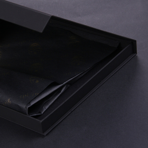 Sinicline Phong Cách Giản Dị Sinh Thái Thân Thiện Glossy Logo In Đen Customized Giấy Gói <span class=keywords><strong>Tissue</strong></span> - Product Image 6