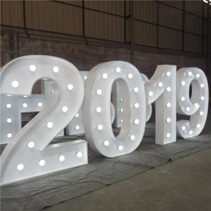 2020 Best selling produtos letras letreiro gigante sinal número letras decorativas cartas personalizadas Para Eventos