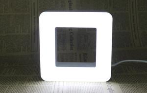 Forma quadrata Sensore di <span class=keywords><strong>Luce</strong></span> di Notte Ricaricabile Da Tavolo <span class=keywords><strong>Lampada</strong></span> Da Comodino - Product Image 4