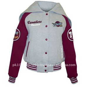 Chaqueta de Béisbol con Capucha para Hombre BOBBIN INDUSTRIES, Cortavientos, de Secado Rápido, Lana/Poliéster, Casual, Invierno, Hip Hop, con Apliques Bordados - Product Image 6