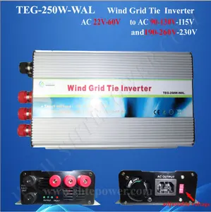 Preis 250w 3 phase ac 22-60v grid tie wind generator inverter