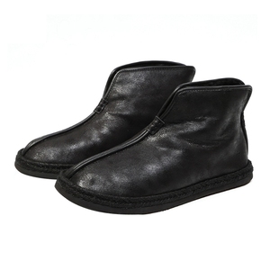 2024 nuovo stile Top in pelle di mucca per tenere al caldo <span class=keywords><strong>stivali</strong></span> neri alla caviglia su <span class=keywords><strong>stivali</strong></span> da <span class=keywords><strong>neve</strong></span> comode scarpe invernali da <span class=keywords><strong>uomo</strong></span> campione gratuito - Product Image 1