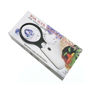 Bijia 45x Kính lúp cầm tay với 3 đèn LED nhỏ kính lúp cầm tay - Product Image 6