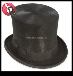 Cappelli a Cilindro in Pura Pelliccia di <span class=keywords><strong>Coniglio</strong></span> 100% Feltro Cerato Cappelli Eleganti per Uomo - Product Image 3