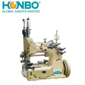 HB-80700CD4 Hoge Snelheid Zak Dubbele Naald Zomen Naaimachine