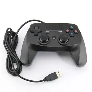 USB kablolu denetleyici için PS4 konsol denetleyicisi için PS3 konsolu PC için Joystick Gamepad