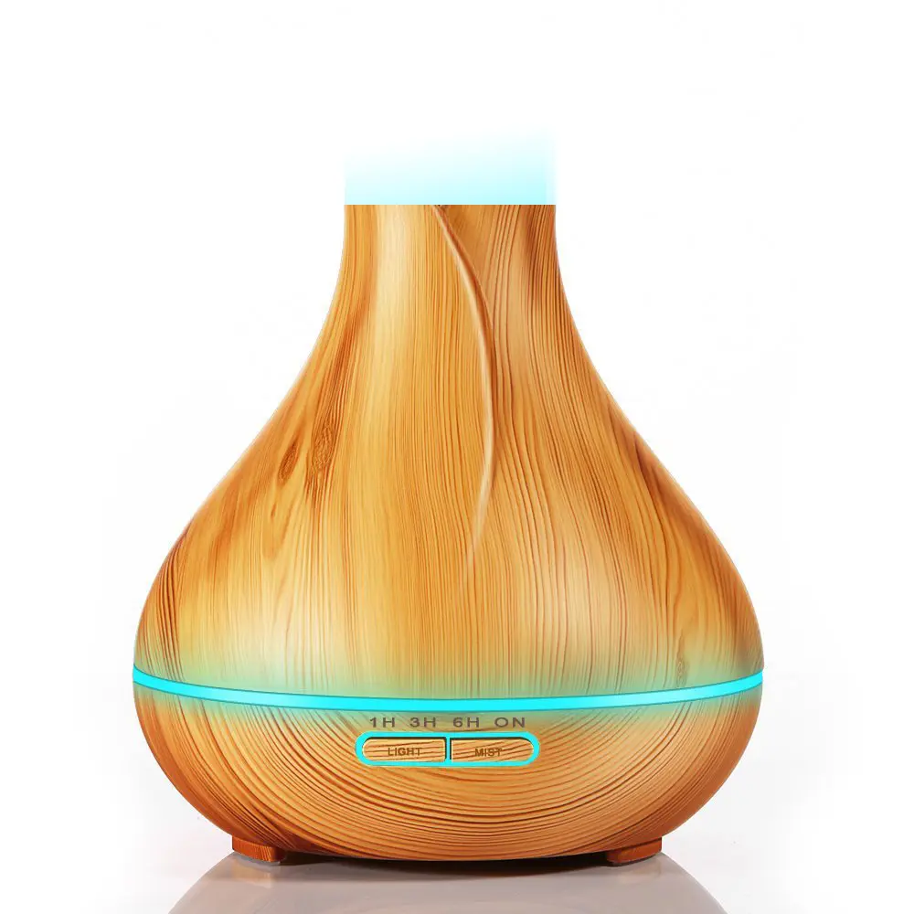 2021 आवश्यक तेल विसारक Aromatherapy, फूलदान फूल डिजाइन शांत धुंध 400ml Humidifier के साथ नए नए उत्पाद विचार