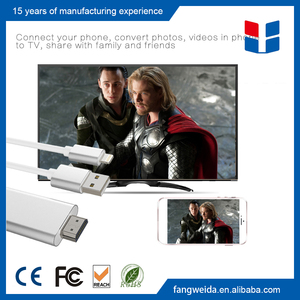 Pour <span class=keywords><strong>iPhone</strong></span> à <span class=keywords><strong>HDMI</strong></span> HDTV <span class=keywords><strong>Adaptateur</strong></span> Câble Avec Intégré USB De Charge - Product Image 4