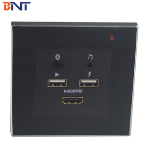 Smart Home Wall Media Hub Socket intégré pour Bluetooth pour la musique Chargeur USB Fiches et prises 2.1A - Product Image 2