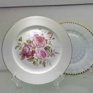 Assiettes à dîner rondes Vintage, vaisselle <span class=keywords><strong>en</strong></span> porcelaine blanche, <span class=keywords><strong>en</strong></span> céramique, 10.5 pouces, nouveau, vente <span class=keywords><strong>en</strong></span> gros - Product Image 2