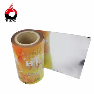 hot sealing auto sachet packing aluminum foil roll film for chips foodstuff