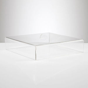 Transparent Acrylic Bakery Cake Display Case Box Clear Plexi glass Pizza Display Stand acrylic candy holder display box
