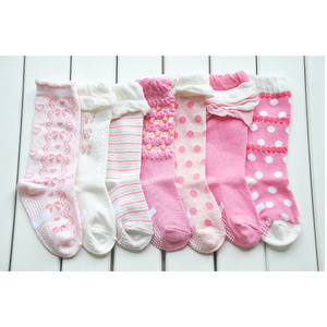 Tricot motif rose et jaune rayé école <span class=keywords><strong>chez</strong></span> <span class=keywords><strong>les</strong></span> adolescentes <span class=keywords><strong>filles</strong></span> tube chaussette - Product Image 3