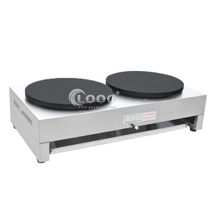 Machine à crêpes industrielle à <span class=keywords><strong>gaz</strong></span> GPL en fonte, modèle commercial, <span class=keywords><strong>double</strong></span> plaque, prix - Product Image 3