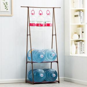 Porte manteau en métal de cm, Rail pour vêtements, garde-robe, 2 étagères, support de suspension - Product Image 2