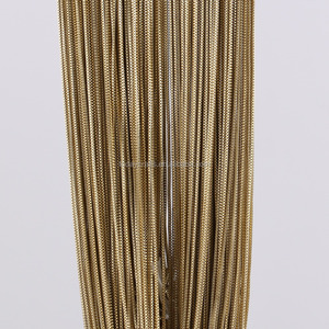 Catena in ottone grezzo di alta qualità da 0.8mm non placcata per gioielli - Product Image 2