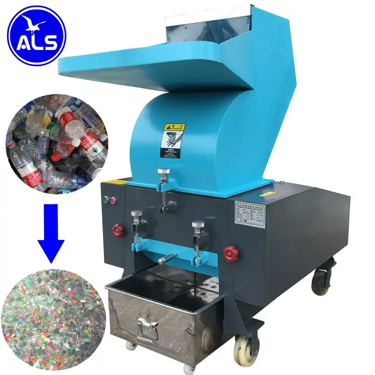 AOLS bottiglia di plastica crusher macchina di frantumazione di riciclaggio di plastica crusher crusher per la plastica