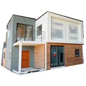 Taşınabilir yaşam konteyneri evler modüler litvanya prefabrik düz paket ev hafif satılık