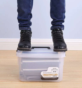 Wholesale <strong>Lockable</strong> Portable Small Clear <strong>Storage</strong> Bin Multifunction Transparent Plastic <strong>Storage</strong> <strong>Box</strong> - Product Image 6