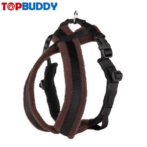 Harnais pour chien en nylon de qualité supérieure jeux pour chiens harnais pour chien de marche doublé polaire rembourré - Product Image 2