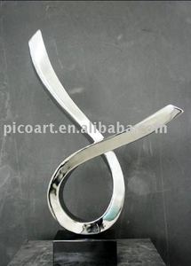 pico de arte moderno de pulido de acero inoxidable de <span class=keywords><strong>la</strong></span> estatua - Product Image 1