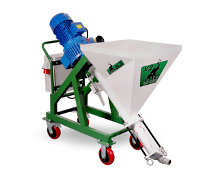 Máquina Eléctrica de Pulverización de <span class=keywords><strong>Mortero</strong></span> y Yeso de 380V, Revestimiento Ignífugo Delgado, Motor de Alta Eficiencia, Bomba de Tornillo para Construcción - Product Image 1