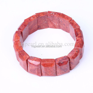 <span class=keywords><strong>Bracciale</strong></span> in Spugna di <span class=keywords><strong>Corallo</strong></span> Rosso Modelli di Bracciali da Uomo - Product Image 4