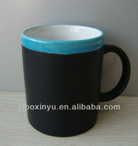 <span class=keywords><strong>Taza</strong></span> de Café de Porcelana Moderna Xinyu para Parejas <span class=keywords><strong>con</strong></span> Diseño de <span class=keywords><strong>Pizarra</strong></span>, 8.5 cm de Altura, Varios Colores - Regalo Creativo - Product Image 2