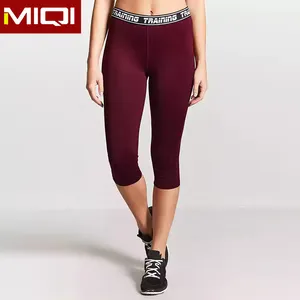 2018 Tùy Chỉnh Thể Thao Workout Capris Phòng Tập Thể Dục Mặc Womens Tập Thể Dục Xà Cạp Yoga Quần Xà Cạp Chặt Chẽ