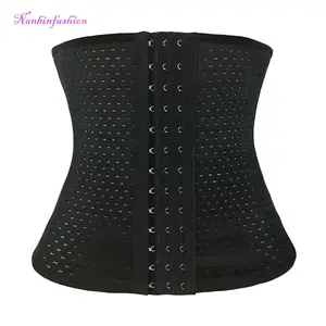 Waist Trainer Corset NANBIN Wholesale Private Label Double Straps Neoprene Slimming Waist Trainer Corset With Phone Pocket