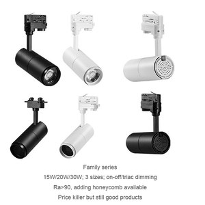 Đèn <span class=keywords><strong>LED</strong></span> Theo Dõi Chuyên Nghiệp 2/3/4 Dây Theo Dõi Hệ Thống 15W 20W 30W Dimmable <span class=keywords><strong>COB</strong></span> <span class=keywords><strong>LED</strong></span> Ba Giai Đoạn Theo Dõi Ánh Sáng - Product Image 4