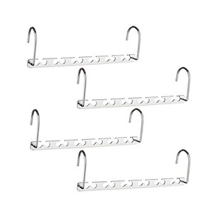 2 pc Métal Cascade <span class=keywords><strong>Armoire</strong></span> Placard Bar Cintre <span class=keywords><strong>Manteau</strong></span> Organisateur Space Saver - Product Image 5