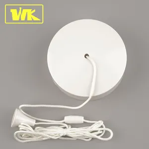 WK One Way Ceiling Rose, 6AX with Pull Cord Switch