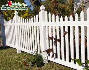 Vendita calda a buon mercato in pvc bianco picchetto recinzione del giardino recinzione - Product Image 4