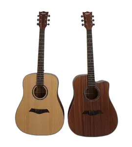 Kích Thước Tùy Chỉnh 41Inch Nhạc Cụ Chất Lượng Cao Trung Quốc Handmade Guitar Acoustic Để Bán Của Tiêu Chuẩn Quốc Gia