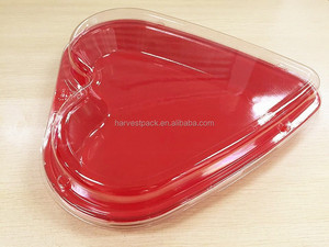 One Time Use Red <strong>Chocolate</strong> Packing Plastic <strong>Heart</strong> Shape Ps Container - Product Image 5