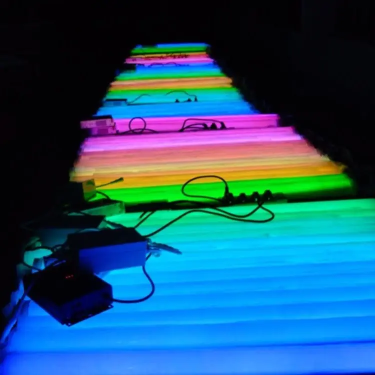 hot dimmable color changing led tube RGB t5/T8 led tube t8 multicolor led tube lighting