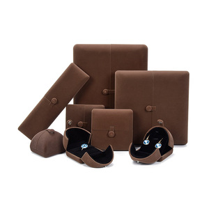 Zebo dài sang trọng Hộp nhẫn nhung đồ trang sức bao bì hộp Hot Bán trường hợp với logo tùy chỉnh Vòng cổ Hộp quà tặng - Product Image 1