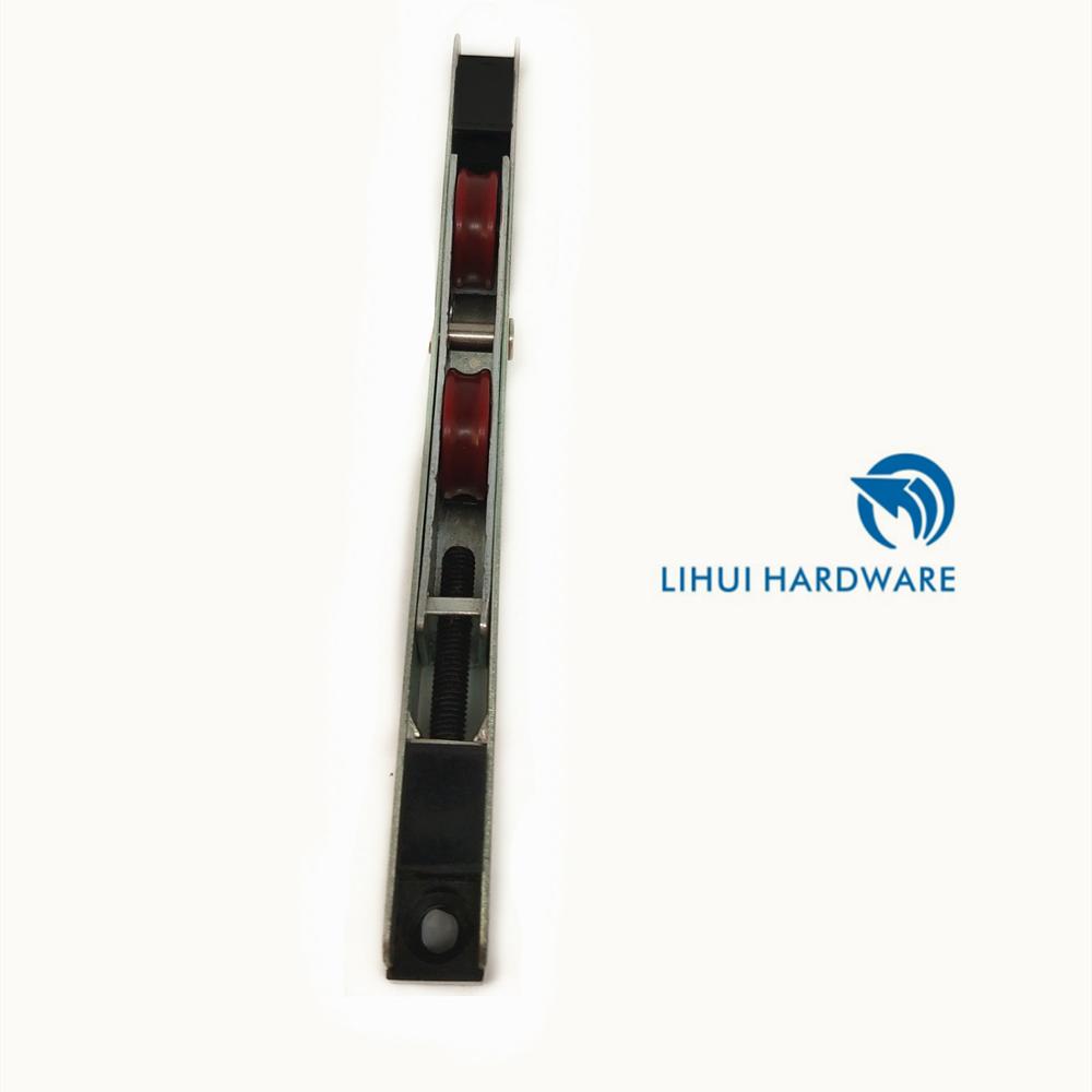 Заводская цена, регулируемый дверной ролик из нержавеющей стали с пазовым шкивом для раздвижной двери из НПВХ