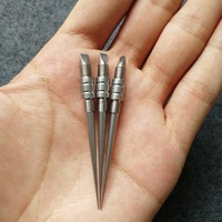 Meilleur prix Gr5 Ti6Al4V cure-dents en titane choix réutilisable durable pour les soins bucco-dentaires quotidiens