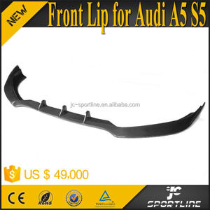 Fibra de carbono coche S5 Lip Bumper para Audi <span class=keywords><strong>A5</strong></span> 8 T S5 4D <span class=keywords><strong>Sportback</strong></span> Coupe 2D <span class=keywords><strong>Quattro</strong></span> 12UP - Product Image 1