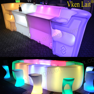 Barra móvil portátil con luz led que cambia de color, para eventos al aire libre, fiesta, club, muebles de playa, novedad - Product Image 4